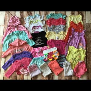 Baby clothing Lot Mostly Carter’s 6 month